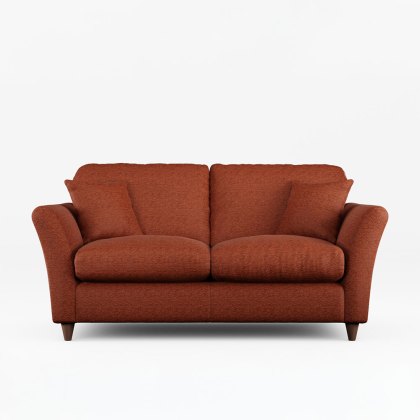 Alpine 2 Seater Sofa Fabric Mikah Maple With Country Oak Legs