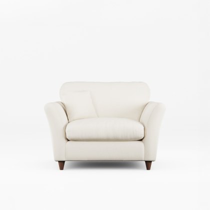 Alpine Snuggler Fabric Minco Ivory With Burnished Legs