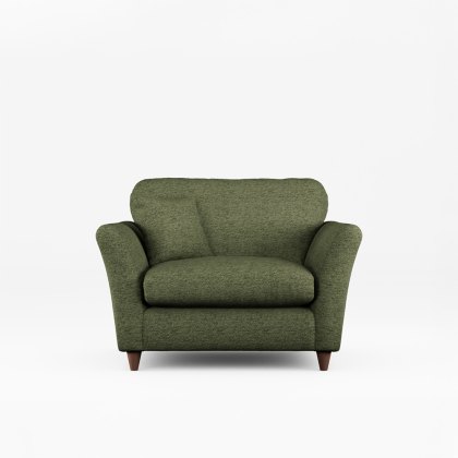 Alpine Snuggler Fabric Minco Basil With Burnished Legs