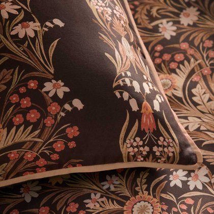 Audrey Reversible Duvet Cover Set Spice (Multiple Sizes)