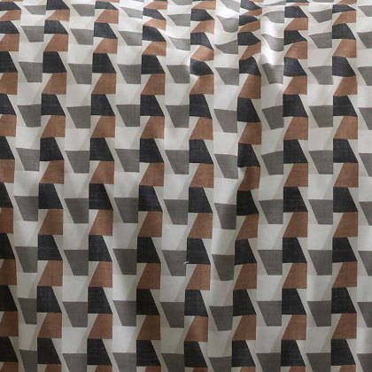 Jett Duvet Cover Set Geometric Brown (Multiple Sizes)