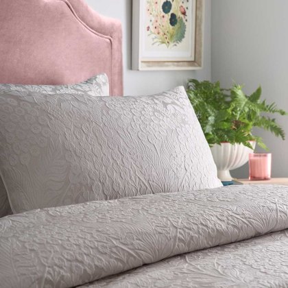 Toria Double Duvet Cover Set Stone