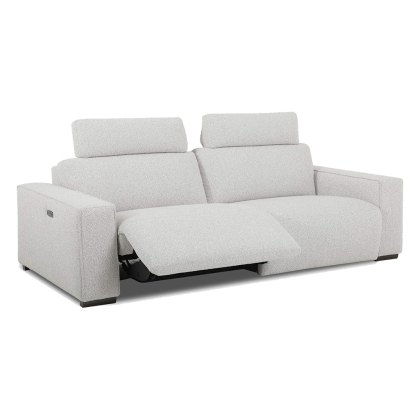 Burano 3 Seater Electric Reclining Sofa With USB Port Fabric Burano 3 Seater Electric Reclining Sofa With USB Port Fabric