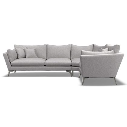 Elba 4+ Seater Corner Sofa RHF Foam & Feather Seat Interior Fabric C Elba 4+ Seater Corner Sofa RHF Foam & Feather Seat Interior Fabric C