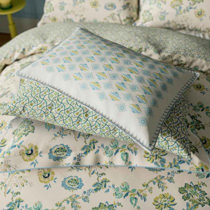 Land & Shore Orchard Reversible Duvet Cover Set Green (Multiple Sizes)