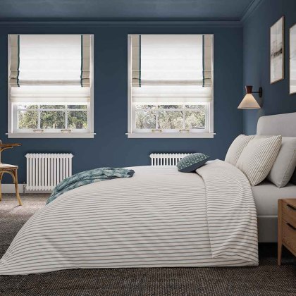 Ticking Stripe Duvet Cover Set (Multiple Colours & Sizes)