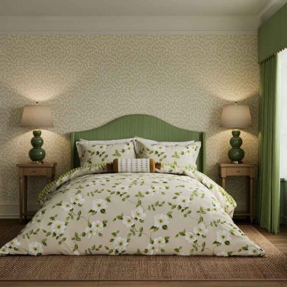 Poets Rose Reversible Duvet Cover Set Linen (Multiple Sizes) Poets Rose Reversible Duvet Cover Set Linen (Multiple Sizes)