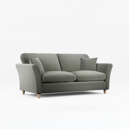 Alpine 3 Seater Sofa Fabric Ansell Moss With Country Oak Leg Alpine 3 Seater Sofa Fabric Ansell Moss With Country Oak Leg