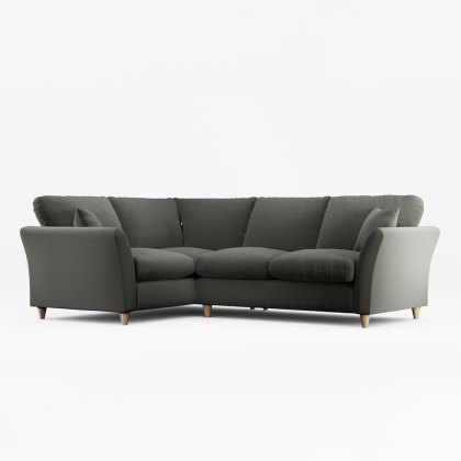 Alpine 4 Seater Corner Sofa Fabric Ansell Moss With Country Oak Leg Alpine 4 Seater Corner Sofa Fabric Ansell Moss With Country Oak Leg