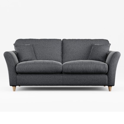 Alpine 3 Seater Sofa Fabric Mikal Cosmos With Country Oak Leg Alpine 3 Seater Sofa Fabric Mikal Cosmos With Country Oak Leg