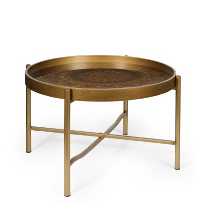 Henri Coffee/Side Table Brass Henri Coffee/Side Table Brass