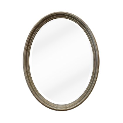 Luca Oval Mirror Chrome Luca Oval Mirror Chrome