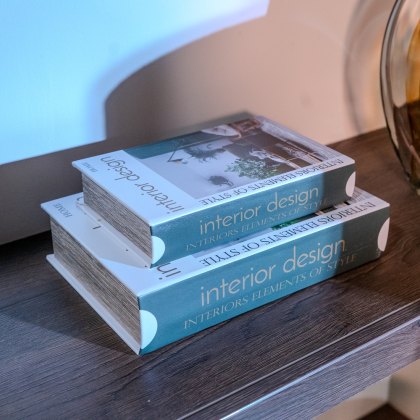 Interior Decorative Book Box (Set Of 2)