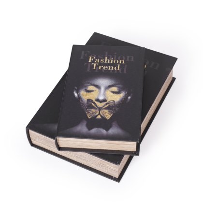 Fashion Decorative Book Box (Set Of 2) Fashion Decorative Book Box (Set Of 2)