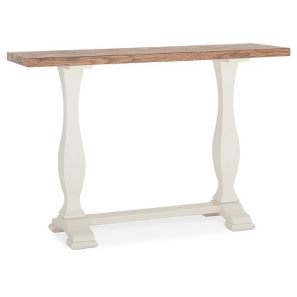 Belgrave Console Table Ivory & Oak Belgrave Console Table Ivory & Oak