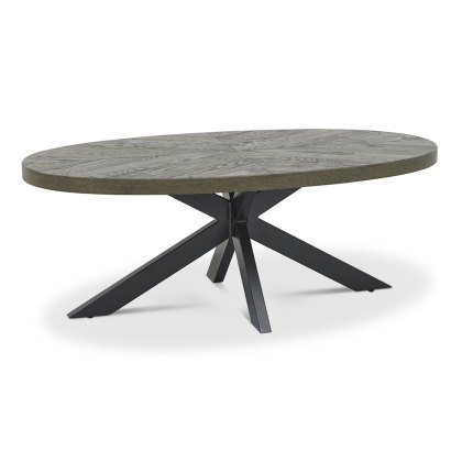 Ellipse Coffee Table Fumed Oak Ellipse Coffee Table Fumed Oak