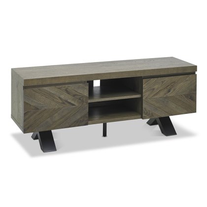 Ellipse 2 Door Tv/Entertainment Unit Fumed Oak Ellipse 2 Door Tv/Entertainment Unit Fumed Oak