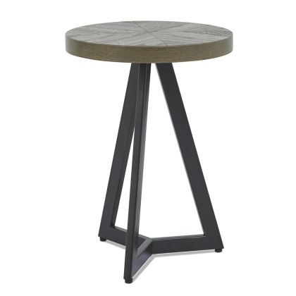 Ellipse Side/Lamp Table Fumed Oak Ellipse Side/Lamp Table Fumed Oak
