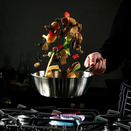 Eclipse Stainless Steel Chefs Pan 24cm