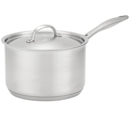 Profile Matte Stainless Steel Saucepan 18cm Profile Matte Stainless Steel Saucepan 18cm