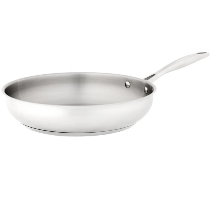 Profile Uncoated Stainless Steel Frying Pan 28cm Profile Uncoated Stainless Steel Frying Pan 28cm