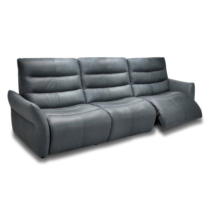Calaggio Electric Reclining 3.5 Seater Sofa Leather Category 50 Calaggio Electric Reclining 3.5 Seater Sofa Leather Category 50