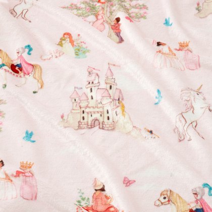 Fairytale Throw Reversible 150x200cm Pink
