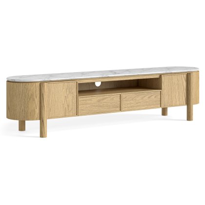 Phoenix Tv/Entertainment Unit Oak & Marble (Multiple Sizes) Phoenix Tv/Entertainment Unit Oak & Marble (Multiple Sizes)