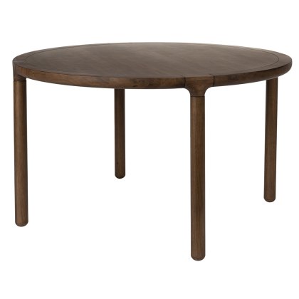 Storm 6-8 Person Round Dining Table Walnut Storm 6-8 Person Round Dining Table Walnut