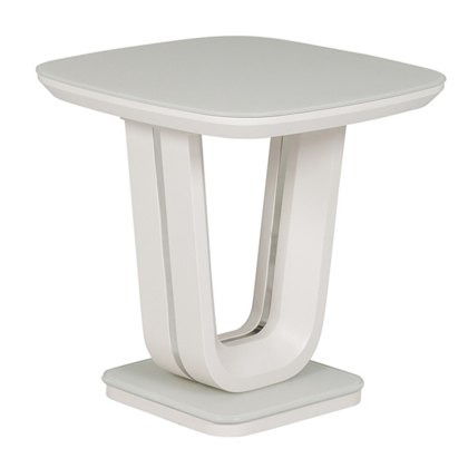 Lazzaro Side/Lamp Table Putty Lazzaro Side/Lamp Table Putty