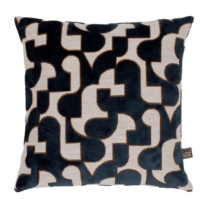 Carter Cushion 45cm x 45cm Navy Carter Cushion 45cm x 45cm Navy