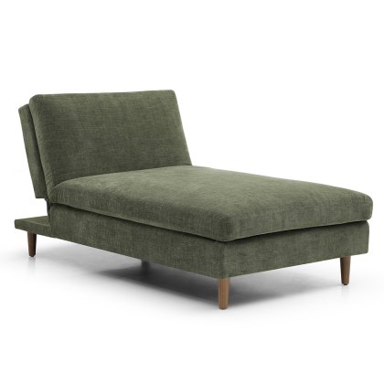 Crean Modular Single Chair Bed/Chaise Fabric Olive Crean Modular Single Chair Bed/Chaise Fabric Olive