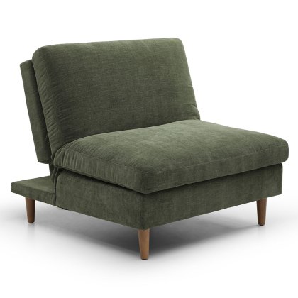 Crean Modular Chair Bed Without Arms Fabric Olive Crean Modular Chair Bed Without Arms Fabric Olive