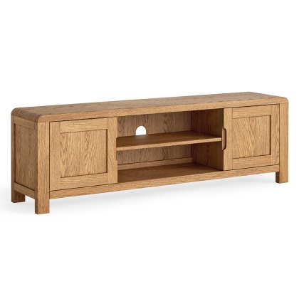 Billie 2 Door Large TV/Entertainment Unit Oak Billie 2 Door Large TV/Entertainment Unit Oak