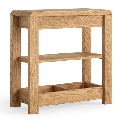 Billie Side/Lamp Table With Shelf Oak Billie Side/Lamp Table With Shelf Oak