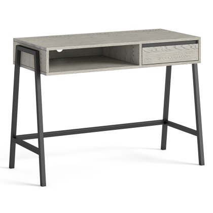 Brooklyn 1 Drawer Desk Natural Grey (Multiple Styles)
