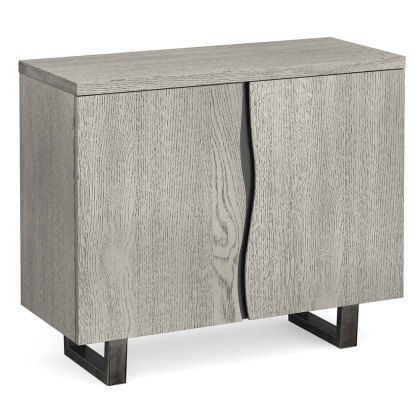 Brooklyn 2 Door Small Sideboard Natural Grey Brooklyn 2 Door Small Sideboard Natural Grey