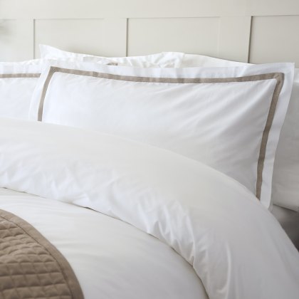 Aarie Duvet Cover Set Natural (Multiple Sizes)