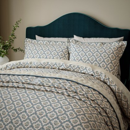 Ribbon Lattice Duvet Cover Set Teal (Multiple Sizes) Ribbon Lattice Duvet Cover Set Teal (Multiple Sizes)
