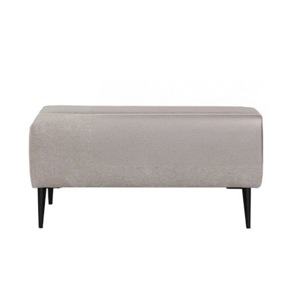 Moonap Monroe Medium Footstool With Gap For A Table Fabric 02 Linen Moonap Monroe Medium Footstool With Gap For A Table Fabric 02 Linen