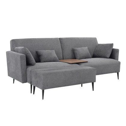 Moonap Monroe 3 Seater Sofa With Medium Footstool With Gap and Table Limited Fabrics (Multiple Sizes Moonap Monroe 3 Seater Sofa With Medium Footstool With Gap and Table Limited Fabrics (Multiple Sizes
