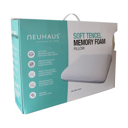 Soft Tencel Memory Foam Pillow