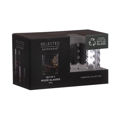 Ravenhead Oxbridge Mixer Glasses (Set Of 2) Ravenhead Oxbridge Mixer Glasses (Set Of 2)