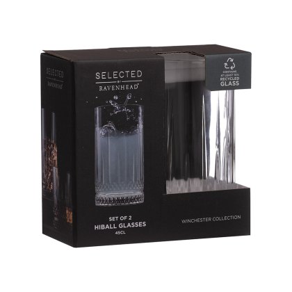Winchester Hi-ball Glasses (Set Of 2) Winchester Hi-ball Glasses (Set Of 2)
