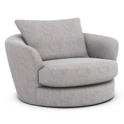 Caspian Cuddler Swivel Armchair Fabric A