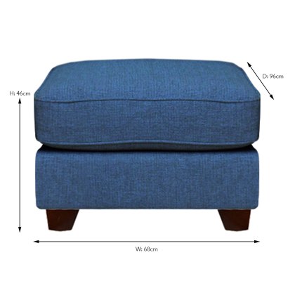 Bali Modular End Footstool Fabric A
