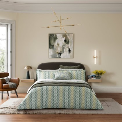 Reya Standard Pillowcase Pair Green