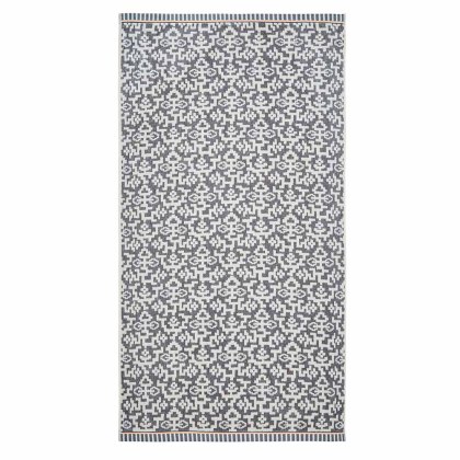 Alba/Maira Towels Charcoal Chalk & Tan