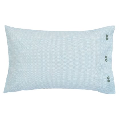 Emira Standard Pillowcase Pair Soft Teal & Green