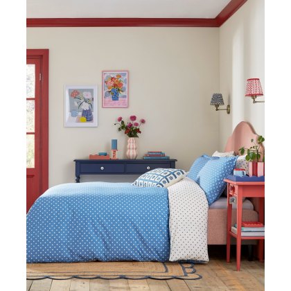 Sora Standard Pillowcase Pair Blue